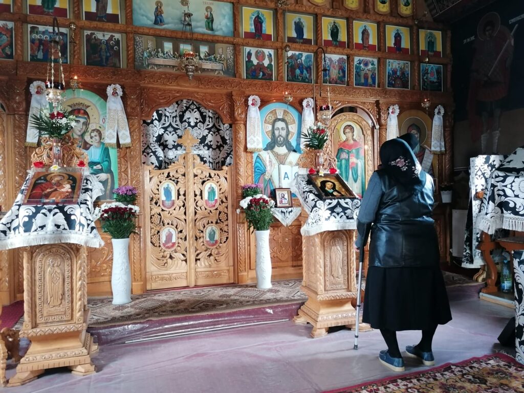 Ecaterina în Biserica Gârlași